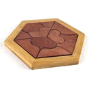 Wooden Tangram Jigsaw Board Educational Early Learning Wood Puzzles Game To