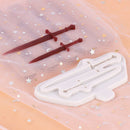 Knight Battle Swords Silicone Mold Fondant Cake Decorating Chocolate Fo ly