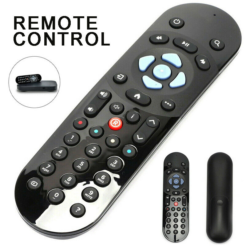 Replacement Infrared Remote Control Black For Sky Q Set-top Box And Television