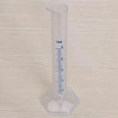 4pcs Set Plastic Graduated Laboratory Measuring Cylinder 10mL,25mL,50mL,1 D Q5Z1
