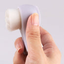 Portable Silicone Facial Cleansing Brush Double-side Massage Skin Care Tool