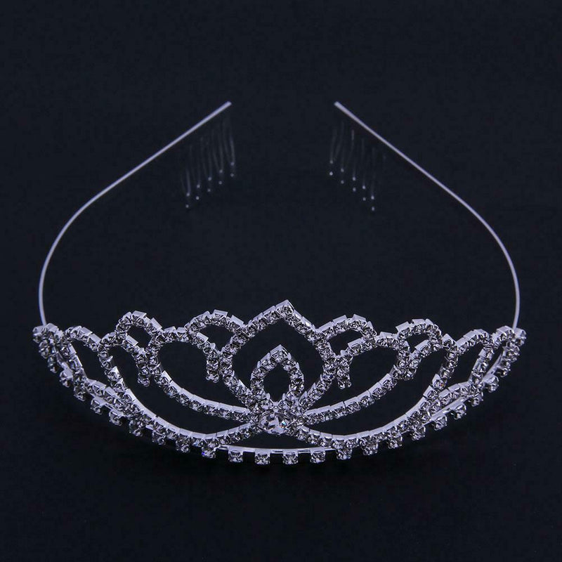 Bride Wedding Headdress Jewelry Crystal Hair Crown Dinner Accessories