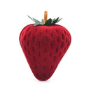 Velvet Strawberry Jewelry Box Wedding Rings Earrings Display Gifts Box HoldWG Gw