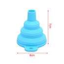 5Pcs Foldable Mini Silicone Collapsible Funnels Convenient Storage Kitchen T Kw