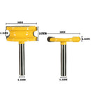 2Pcs 1/4'' Shank Canoe Flute and Bead Router Bit Cutter Woodworking T  J â„–[