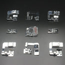 Domestic Sewing Machine Foot Presser Rolled Hem Feet Selvage Crimping Press
