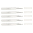 5x Empty Tube with Brush Mini Vials for Eyelash Serum Castor Oil, Nail Polish &