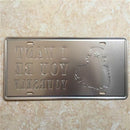 Decorative LICENSE PLATE Poster TIN METAL SIGNS WALL Plaque PUB BAR HOME 56