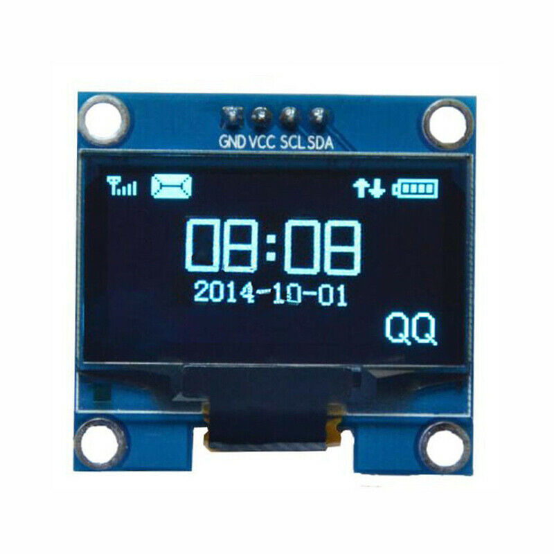 1.3 inch Blue OLED LCD 4Pin Display Module IIC I2C 128x64 3-5V Interface fo H8M9