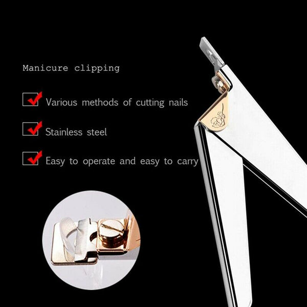 Nail Art Nail Cutter Manicure Cutter Clipper Acrylic Gel False Nail Tip Cli K9J8