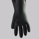 60cm Long Industrial Anti Chemical Acid Alkali Rubber Super Gloves M5U2