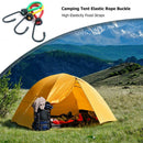 3pcs/Set Outdoor Camping Tent Latex Elastic Rope Buckle Hook Fixed Bundle Straps