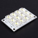 New DC 3V 5V 12 LED Super Bright White Piranha LED Circuit Board LED Lights
