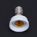 5pcs/pack E14 to E12 Adapter Light Bulb Lamp Base Holder Converter Socket