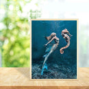 5D DIY Full Drill Diamond Painting Seahorse Cross Stitch Mosaic Craft Kits