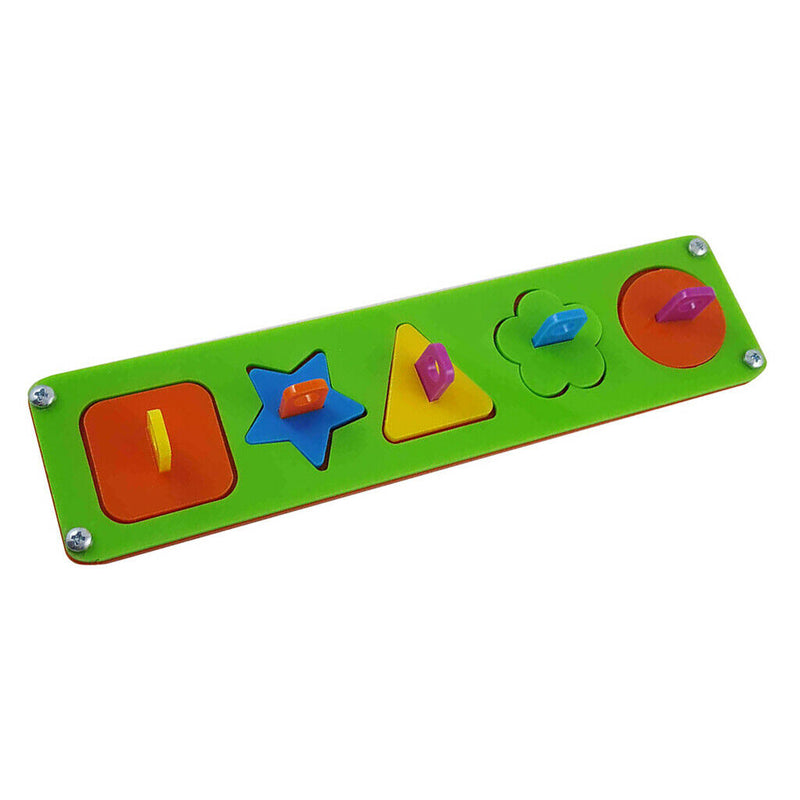 Parrot Educational Toys Geometric Shapes Block Boards Sort Puzzle