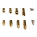 300Pcs M2 Copper Female/Male Spacing Screws Pillar Stand Off Hex Column Spa