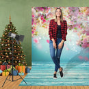 Flower Print Background Cloth Photo Direct Seeding Room Tablecloth Home Decor