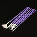 7x Acrylic UV Gel Nail Brush Set Gel Brush Brush Nail Art Design Pen Brush  Q7H3