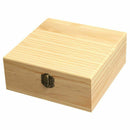 Wooden Storage Box 1pc Carry Organizer Essential Oil Bottles Aromatherapy C O1F8