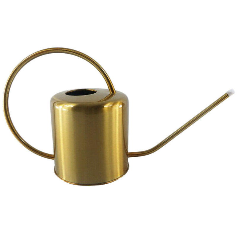 Retro Long Spout Bonsai Watering Can Brushed Stainless Steel for Kids Adults,