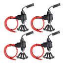 4x Solar Universal 30cm SAE Socket Sidewall Port Cable For Solar Generator