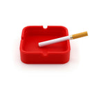 Silicone Cigarette Ashtray Smokers Ash Container Tray for Home Outdoor Red