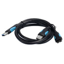 USB 3.0 Dual Power Y Shape Type A To Micro B Cable External Hard Drive Disk