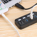 7 Port USB 3.0/USB 3.1 Hub Splitter High Speed USB3.0 Adapter for PC Laptop