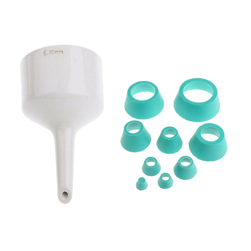 Rubber Buchner Funnel Flask Tapered Filter Adapter Cone&Buchner Funnel 80mm