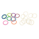 20x Silicone Baby Pacifier Holder Adapter O Ring Dummy Clips for Mixed