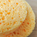 10Pcs Natural Wood Fiber Face Wash Cleansing Round Sponge Makeup Tool Women N3cN