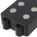 Noiseless Good Balance 4 String Bass Humbucker Double Coil Pickup Black For