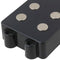 Noiseless Good Balance 4 String Bass Humbucker Double Coil Pickup Black For