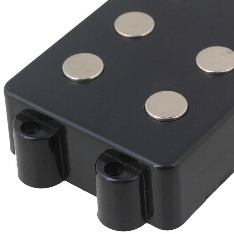 Noiseless Good Balance 4 String Bass Humbucker Double Coil Pickup Black For