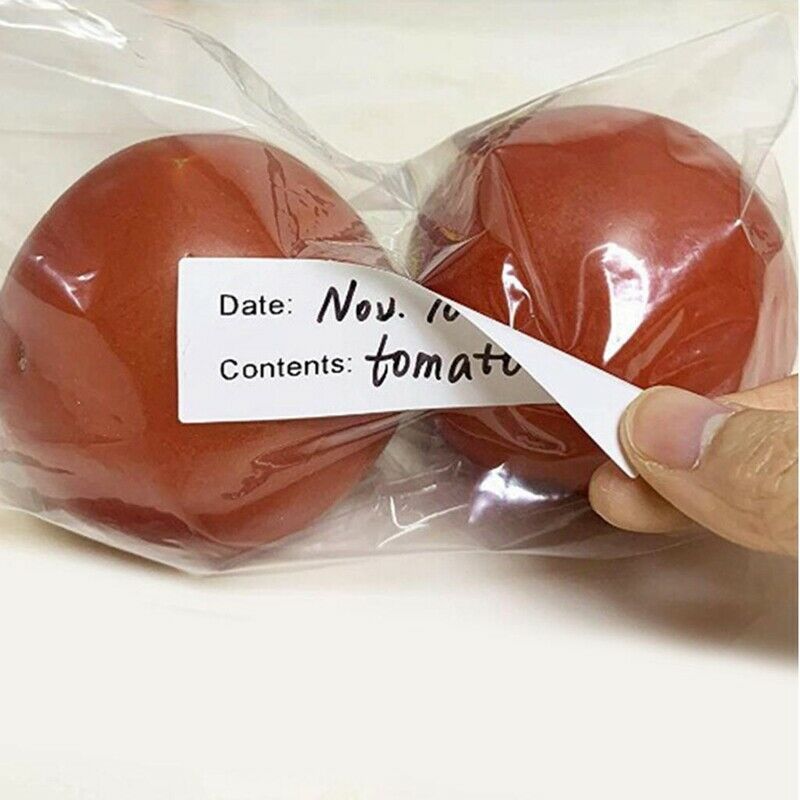 1 Roll Of 125 Pcs Self-Adhesive Removable Freezer Refrigerator Food Storage