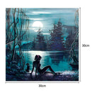 Moon Beauty 5D Full Drill Diamond Painting Embroidery DIY Cross Stitch Gift