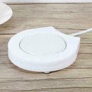 220V Electric Powered Cup Warmer Heater Coaster Pad Coffee Mug Tea Milk Coa M5R9