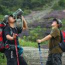 2L outdoor PVC water bottle sports travel canteen water bottle military camping