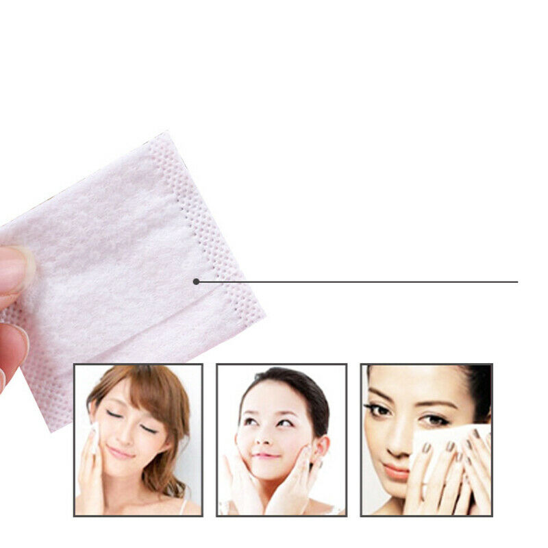 320Pcs/Bag Soft 3-In-1 Facial Organic Cotton Pads Facial Cleaning Nail Poli L1R5
