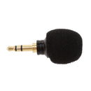 Mini Plug in Vocal Instrument Condenser Microphone 3.5mm Mono TS Plug Black