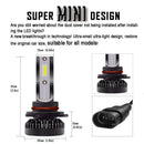2pcs Aluminum HB3 LED Car Auto Headlight Bulb Kit Beam 16000LM 6000K WON UUZ