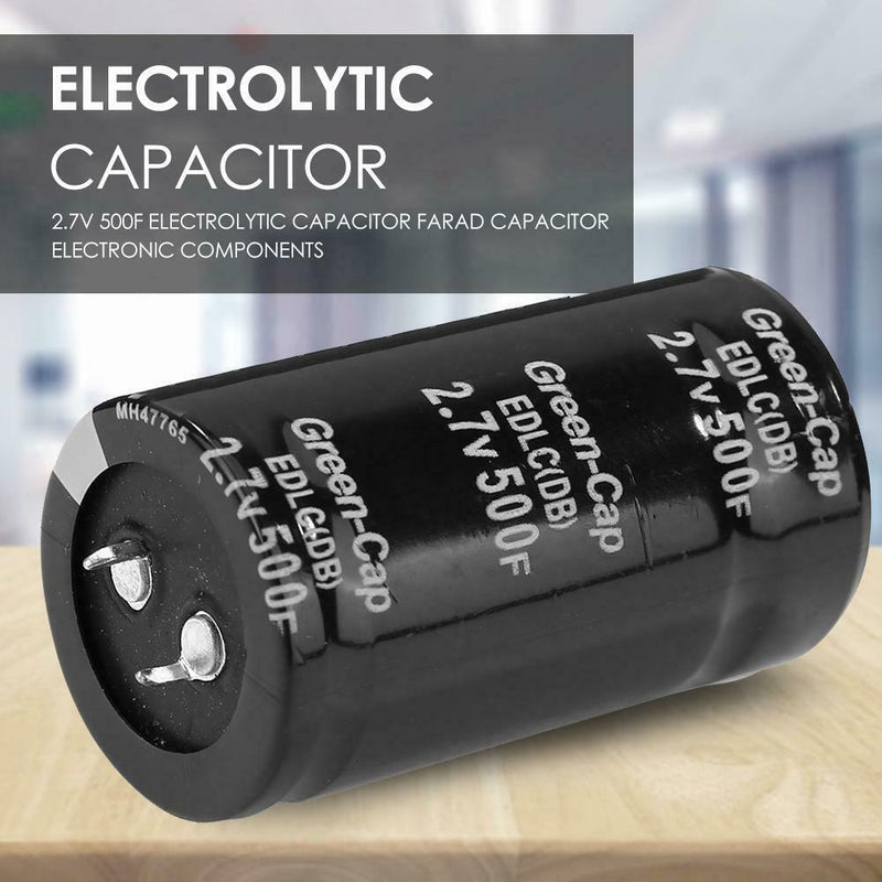 2.7V 500F Electrolytic Capacitor Farad Capacitor Electronic Components A