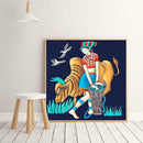 5D DIY Full Drill Diamond Painting Girl Embroidery Mosaic Kit Home Decor