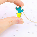 1x Cute Cactus Bookmarks For Books Paper Page Marker Stationery School Supplies