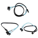 1.5ft 6Gbps Mini SFF-8087 36Pin to 7Pin Sata Hdd Hard Drive Splitter Cable