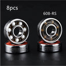 FreeSport 608 Hybrid Ceramic Bearing ABEC9 for Inline Skate LongBoard 1 set of 8