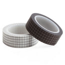 7x 10m Adhesive Tape Grid Pattern Multicolor Decorative Gift Wrapping