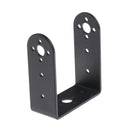 1Pcs New Black Long U-Shaped Bracket Steering Gear Bracket Robot PTZ Good BX