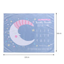 Cartoon Moon Little Stars Printing Background Backdrop Newborn Photography Props